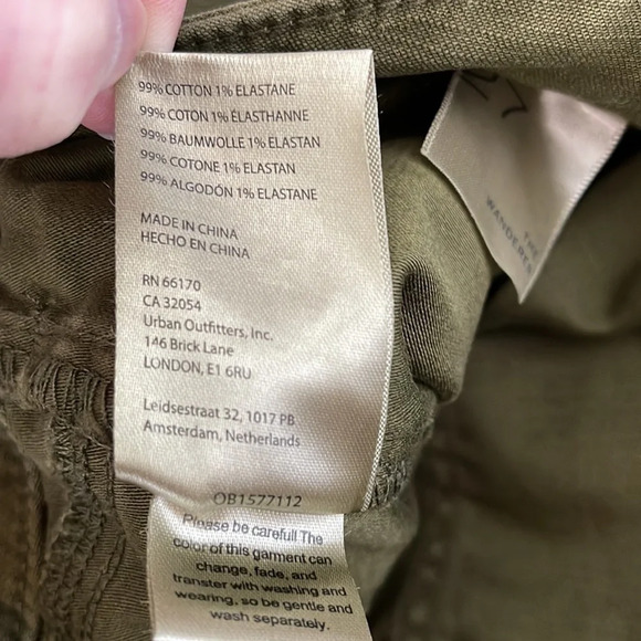 Anthropologie Pilcro The Wanderer Utility Pants Size 27 - Picture 11 of 12